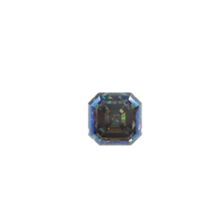 Rainbow Colorful Moissanite Loose Stone VVS1  Asscher Cut Passed Diamond Tester With GRA Certificate