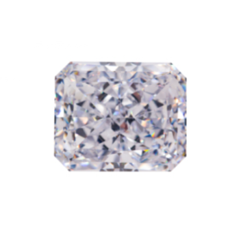 White High Carbon Diamond Cubic Zirconia CZ 10x12mm Crushed Ice Octagon Cut 5A+ Quality for Custom Jewelry