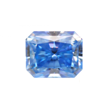 Ice Blue Sky Blue Moissanite Loose Stone Lab Diamond Gems VVS1 Radiant Cut with GRA Cartificate for Custom Jewelry