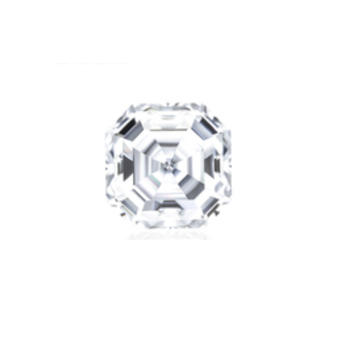 Loose Moissanite Gemstone Diamond Asscher Cut D Color VVS1 Test Passed Lab Gem DIY Jewelry Making with GRA Report